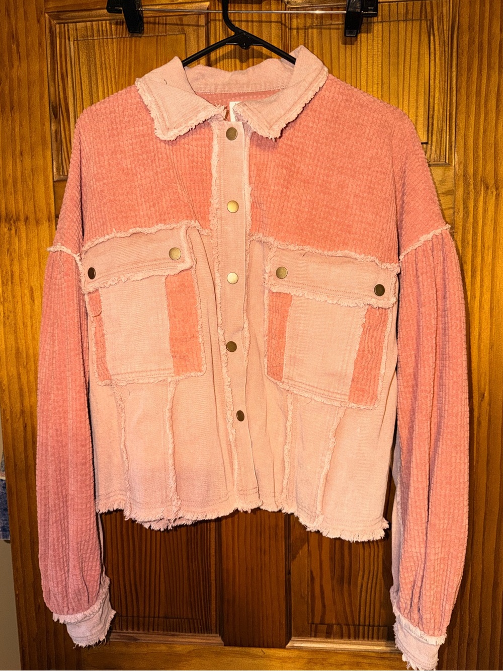 NWOT Two-Tone Mauve & Light Pink Jacket by Oli & Hali